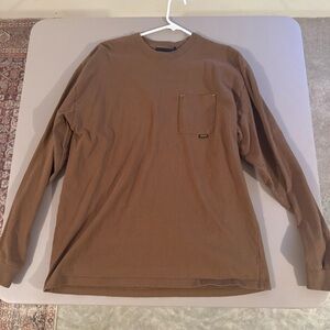 Long sleeve brown shirt